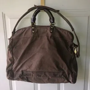 Lianca Central | Bags | Lianca Central Brown Canvas Handbag Lianca Central | Bags | Lianca Central Brown Canvas Handbag